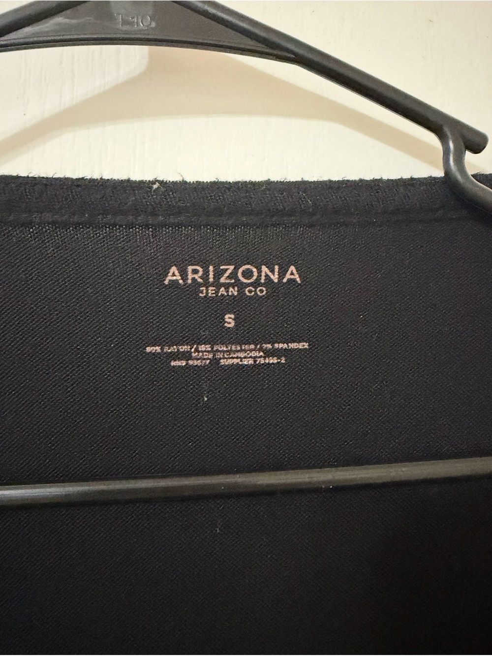 Arizona Black Ruched Drawstring Crop Top - Picture 3 of 3